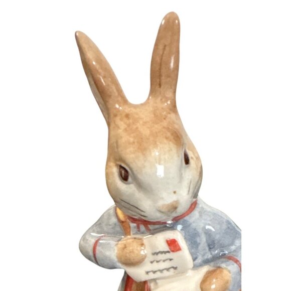 Beatrix Potter Figurine Peter with Post Bag Royal Albert, England, Copyright 199 - Picture 5 of 7